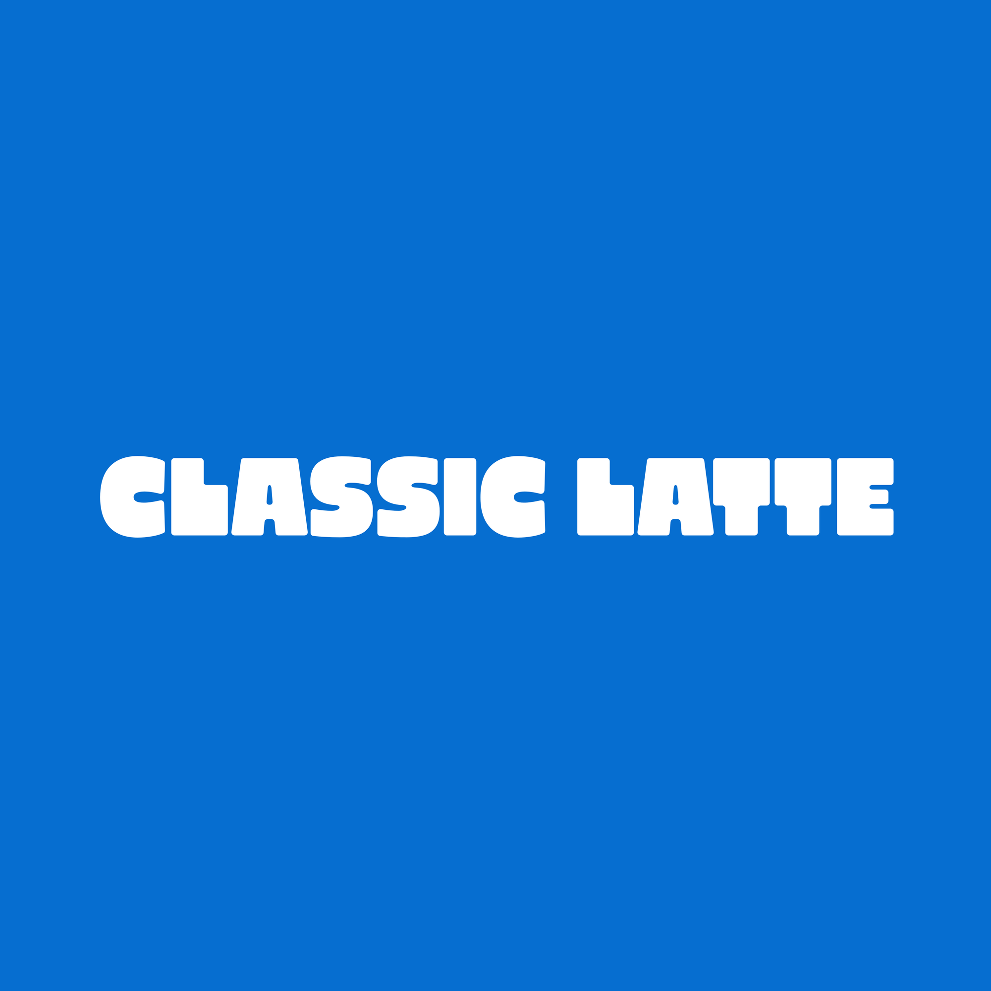 Classic Hot Latte