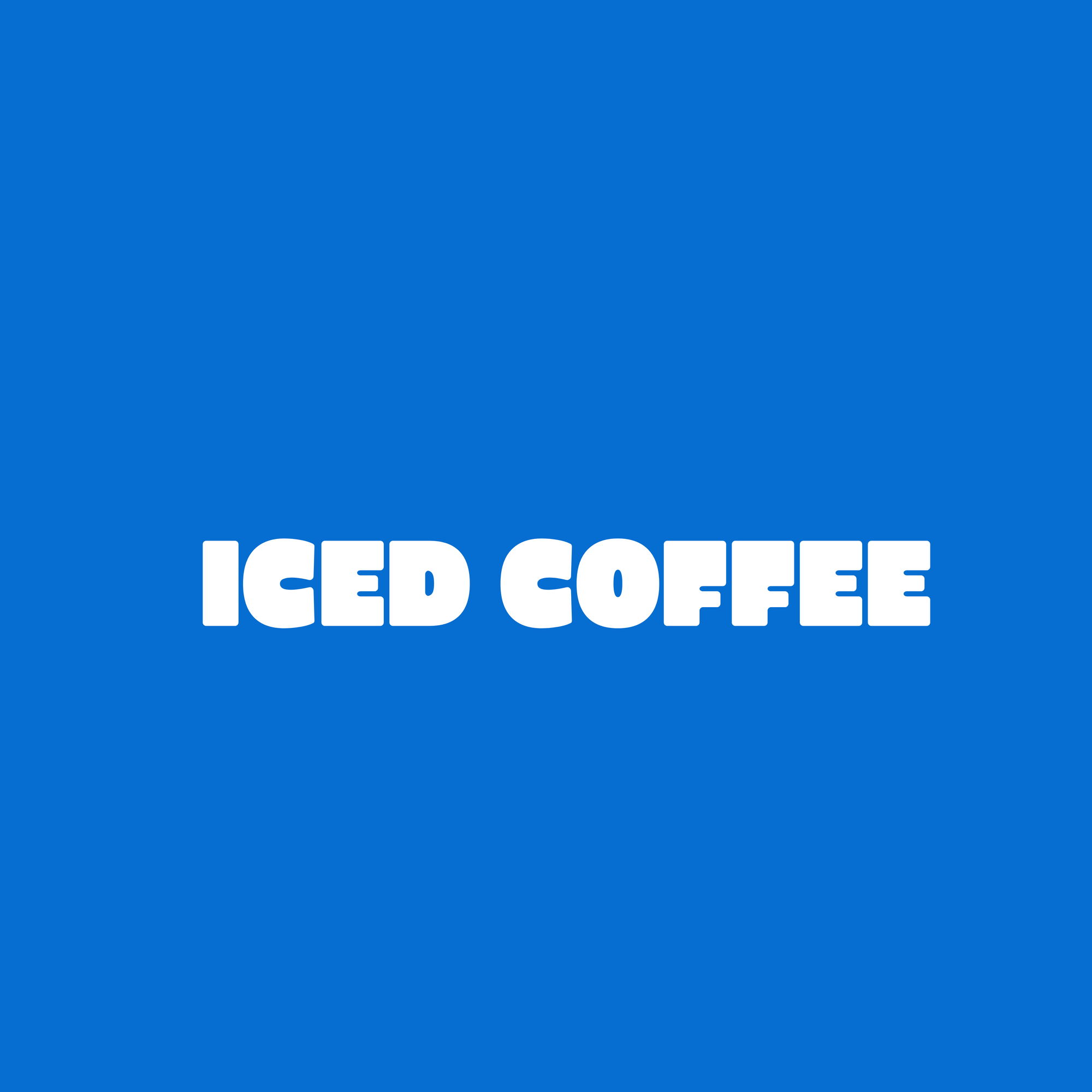 Classic Iced Coffee